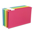File Folders | Smead 64159 Legal Size 1/5-Cut Tabs Colored Hanging File Folders - Assorted Colors (25/Box) image number 1