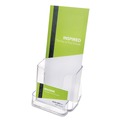 Just Launched | Deflecto 78601 4.38 in. x 4.25 in. x 7.75 in. DocuHolder for Countertop/Wall-Mount with Card Holder - Clear image number 4