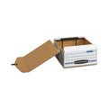 Just Launched | Bankers Box 48110 LIBERTY BINDER-PAK 9.13 in. x 11.38 in. x 4.38 in. Letter Files - White/Blue image number 5
