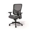 Office Chairs | Alera ALEHL42BME18 Hollins Ergonomic Mesh Swivel Task Chair Supports Up to 275lb 18.57 to 22.54 Seat Height Black Seat/Back Black Base image number 3