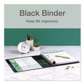Binders | Cardinal 10321CB 11 in. x 8-1/2 in. ClearVue 3-Ring 2 in. Capacity Easy Open Slant-D Ring Binder - Black image number 5