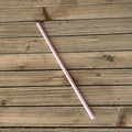 Cutlery | Boardwalk BWKJSTUW775RW 7.75 in. Polypropylene Jumbo Straws - Red/White Striped (12500/Carton) image number 2