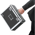 Office Filing Cabinets & Shelves | Vaultz VZ01187 13.75 in. x 7.25 in. x 12.25 in. Locking Letter File Chest - Black image number 2