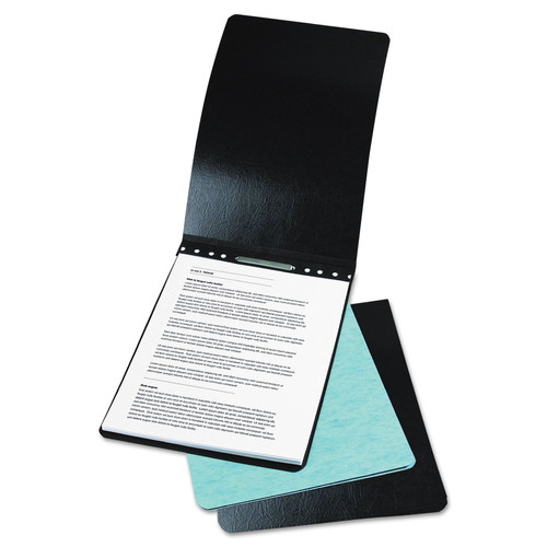 Report Covers & Pocket Folders | ACCO A7017041 8.5 in. x 11 in. 3 in. Capacity Two-Piece Prong Fastener Top Bound Report Cover with Tyvek Reinforced Hinge - Black image number 0