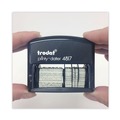 Just Launched | Trodat 4817 Printy Economy 2 in. x 0.38 in. Self-Inking 12-Message Date Stamp - Black image number 2
