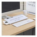 White Boards | Quartet GDP186 18 in. x 6 in. Glass Dry Erase Desktop Computer Pad - White Surface image number 4