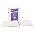 Just Launched | Avery 05726 3 Round Rings 1.5 in. Capacity 11 in. x 8.5 in. Economy View Binder - White image number 1