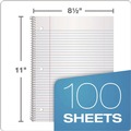 Notebooks & Pads | Oxford 65161 11 in. x 8.5 in. Sheets 3-Hole Punch Medium/College Rule Coil-Lock Wirebound Notebook - Randomly Assorted Cover Color image number 1