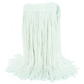 Mops | Boardwalk BWK2020RCT #20 Cut-End Rayon Wet Mop Head - White (12/Carton) image number 1