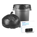 Trash Bags | Boardwalk H8046HKKR01 40 in. x 46 in. 45 gal. 0.6 mil Low-Density Waste Can Liners - Black (100/Carton) image number 4