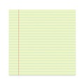 Notebooks & Pads | Universal UNV22000 50-Sheets 8.5 in. x 11 in. Wide/Legal Rule Glue Top Pads - Canary-Yellow (1 Dozen) image number 3