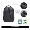 Office & Office Supplies | SOLO UBN7084 Re:Define 12.25 in. x 5.75 in. x 18.75 in. 15.6 in. Laptop Backpack - Black image number 3