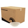 Bowls and Plates | Boardwalk BWKBOWL12NPFA 12 oz. Bagasse PFAS-Free Dinnerware Round Bowl - Tan (1000/Carton) image number 0