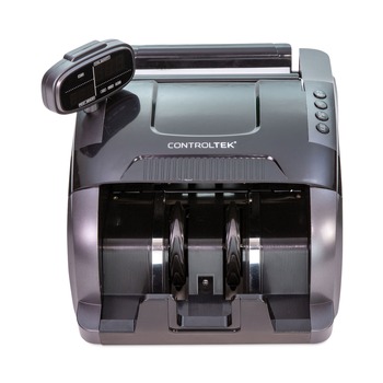 CONTROLTEK 525520 11 in. x 10 in. x 6.8 in. 1,080 Bills/min Bill Counter - Gray