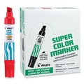 Pens | Pilot 45300 Jumbo Refillable Broad Chisel Tip Permanent Marker - Red image number 3