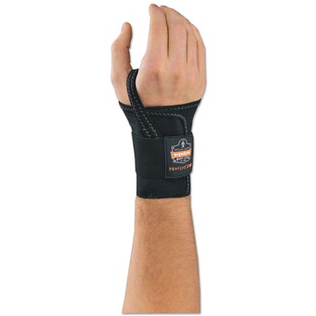 MOUSE PADS AND WRIST SUPPORT | Ergodyne 70004 ProFlex 4000 Wrist Support Fits Right-Hand - Medium, Black