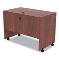 Office Desks & Workstations | Alera ALEVA204224MC Valencia Series 41.38 in. x 23.63 in. x 30 in. Mobile Workstation Desk - Medium Cherry image number 3