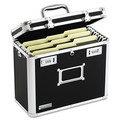 Office Filing Cabinets & Shelves | Vaultz VZ01187 13.75 in. x 7.25 in. x 12.25 in. Locking Letter File Chest - Black image number 0