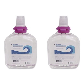 SKIN CARE AND HYGIENE | Boardwalk 5665-02-GCE00LP 1200 mL Green Certified Foam Soap Refill - Unscented (2/Carton)