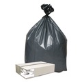 Trash Bags | Platinum Plus 1507687 33 Gallon 1.35 mil 33 in. x 40 in. Can Liners - Gray (50/Carton) image number 0