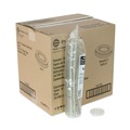  | Pactiv Corp. YLS2FR Plastic Portion Cup Lid Fits 1.5 oz to 2.5 oz Portion Cups - Clear (2400/Carton) image number 3