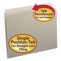 File Folders | Smead 12310 0.75 in. Expansion Reinforced Top Tab Colored File Folders - Letter Size/Gray (100/Box) image number 3