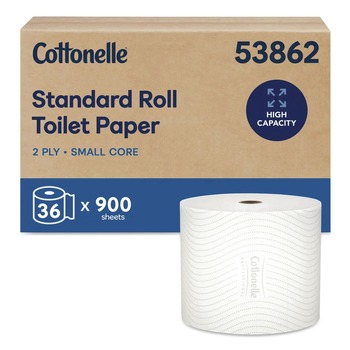 Cottonelle 53862 CleanCare 2-Ply Septic Safe Bathroom Tissue - White (36/Carton)