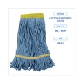  | Boardwalk BWK501BL 5 in. Headband Super Loop Wet Mop Head - Small, Blue (12/Carton) image number 4