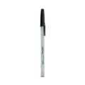 Pens | Universal UNV15613 Medium 1 mm Ballpoint Stick Pen Value Pack - Black Ink, Gray/Black Barrel (60/Pack) image number 1