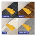 Office & Office Supplies | Master Caster 00966 Giant Foot 3.5 in. W x 6.75 in. D x 2 in. H No-Slip Rubber Wedge Doorstop - Safety Yellow image number 6