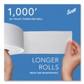  | Scott 67805 2-Ply 3.55 in. x 1000 ft. Septic Safe Essential 100% Recycled Fiber JRT Bathroom Tissue for Business - White (12/Carton) image number 7