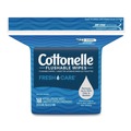 Cleaning Cloths | Cottonelle 41777 5 in. x 7.25 in. 1-Ply Fresh Care Flushable Cleansing Cloths - White (8/Carton) image number 1