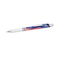 Pens | Pentel BL77USABP5A 0.7 mm Medium EnerGel RTX Retractable Gel Pen - Black Ink, Stars and Stripes Barrel (5/Pack) image number 1