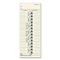 Recordkeeping & Forms | TOPS 1256 3.5 x 9 One Side Time Clock Cards Replacement for 10-800292 (500/Box) image number 0