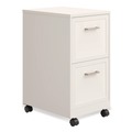 Office Filing Cabinets & Shelves | Alera 26414 Two-Drawer Mobile Vertical File 2 Letter-Size File Drawers 14.25 x 18 x 26.7 - Pearl White image number 0
