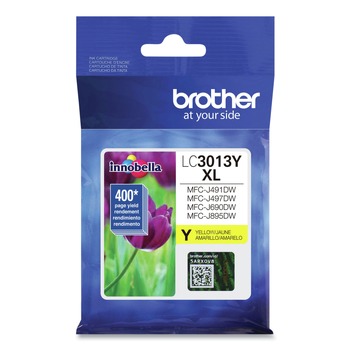 Brother LC3013Y 400 Page-Yield High-Yield Ink - Yellow