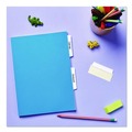 Dividers & Tabs | Avery 74776 3 in. x 1.5 in. 1/3-Cut Ultra Tabs Wide and Slim Repositionable Tabs - White (24/Pack) image number 8