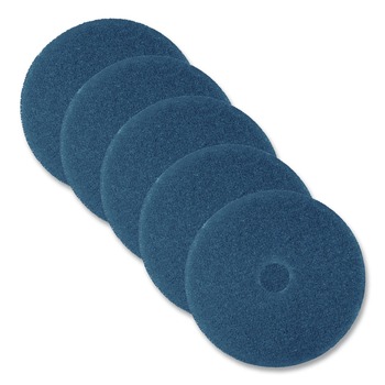 3M 5300-20 20 in. Low-Speed High Productivity Floor Pads - Blue (5/Carton)