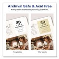 Labels | Avery 06570 1.25 x 1.75 Permanent ID Labels with Sure Feed Technology - White (480/Pack) image number 4
