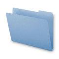 File Folders | Smead 21530 1 in. Expansion Assorted 1/3-Cut Tabs Letter Size Expanding Recycled Heavy Pressboard Folders - Blue (25/Box) image number 2