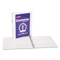 Just Launched | Avery 05711 3 Round Rings 1 in. Capacity 11 in. x 8.5 in. Economy View Binder - White image number 1