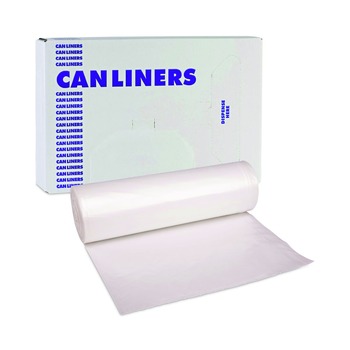 Boardwalk V7658ENKR01 38 in. x 58 in. 60 gal. 19 mic High-Density Can Liners - Natural (150/Carton)