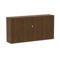 Office Desks & Workstations | Alera VA287215WA Valencia Series 70.63 in. x 15 in. x 35.38 in. 3-Compartment Hutch - Modern Walnut image number 3