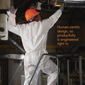 Safety & First Aid | Ansell KCC38927 KGA35 Liquid and Particle Protection Elastic Wrist and Ankles Coveralls - Large/White (25/Carton) image number 3