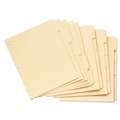 File Folders | Oxford 13V 11 in. x 8.5 in. 5-Tab Write-On Tab Dividers - Manila (20/Box) image number 2