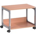 Office Carts & Stands | Durable 3710124 System 48 23.6 in. x 18.7 in. x 17 in. 2 Shelves Metal Multi-Function Trolley - Beech image number 0