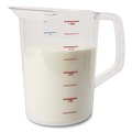  | Rubbermaid Commercial FG321800CLR Bouncer 4-Quart Measuring Cup - Clear image number 2