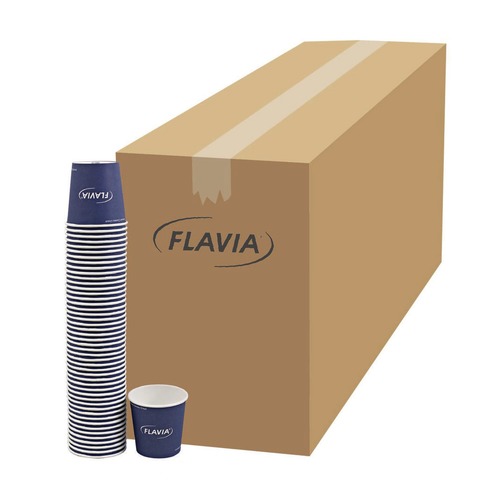 Cups and Lids | FLAVIA 25200018 Flavia 10 oz Hot Beverage Paper Cups - Blue (1000/Carton) image number 0
