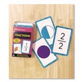Flash Cards | Carson-Dellosa 0769677339 Fractions Flash Cards, 3.25 x 5.25, Assorted Colors, 54 Cards image number 7