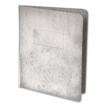 Oxford 12905 8.5 in. x 11 in. 3 in. Capacity 2-Prong Metal Fastener Heavyweight PressGuard and Pressboard Report Cover - Gray